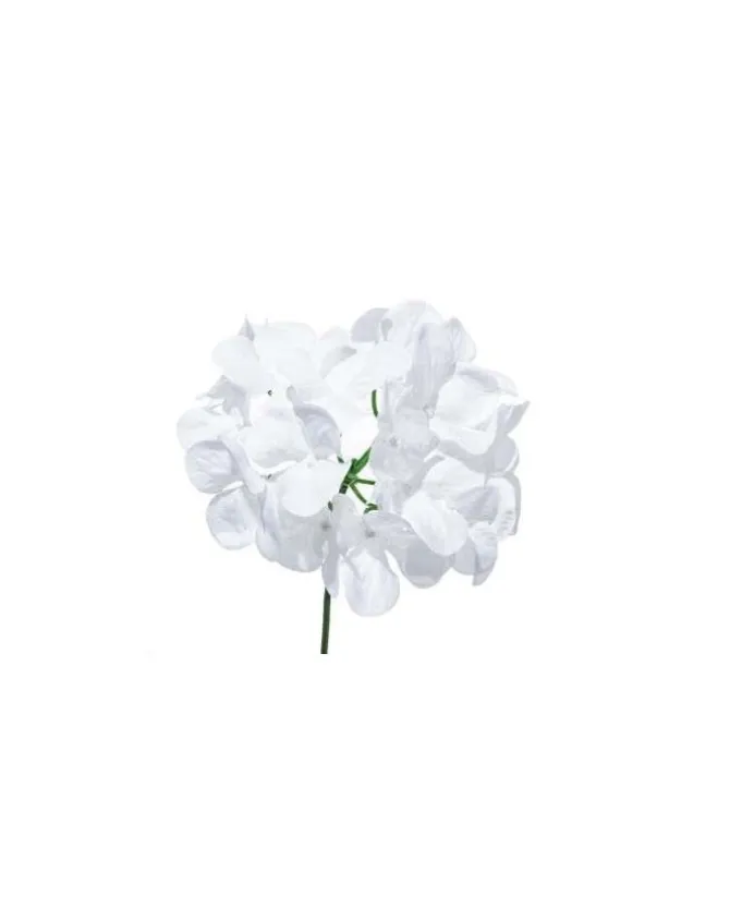 Pick Ortensia H19 O12 Bianca Per Allestimenti E Decorazioni Di Natale