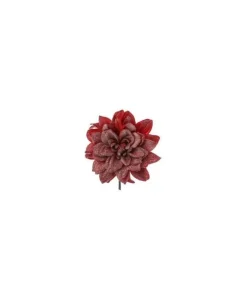 Pick Ramo Dalia 18Cm Rossa Per Decorazioni Di Natale