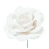 Pick Rosa Bianca Deluxe Velvet In Pvc Per Decorazioni Natalizie 17Cm