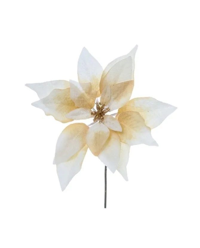 Pick Stelo Poinsettia Crema