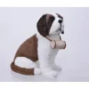 Pupazzo Cane San Bernardo Decorazione Natalizia 40Cm