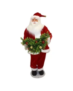 Pupazzo Di Babbo Natale 100 Cm Con Musica E Movimento