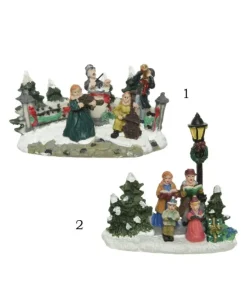 1Pz Figure Personaggi Per Villaggi E Giostrine Natalizie