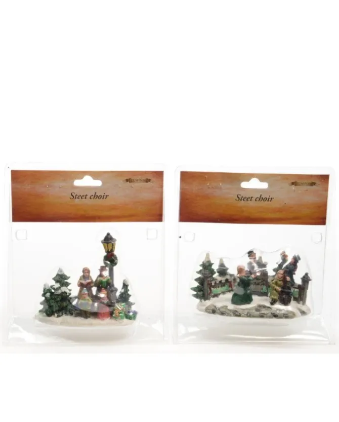 1Pz Figure Personaggi Per Villaggi E Giostrine Natalizie