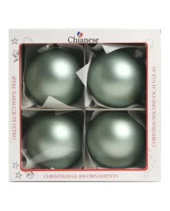 1Pz Pallina Di Vetro Tinta Unita Tiffany Opaco 100Mm