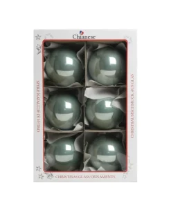 1Pz Pallina Di Vetro Tinta Unita Tiffany Lucido 80Mm