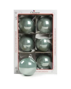 1Pz Pallina Di Vetro Tinta Unita Tiffany Lucido 80Mm