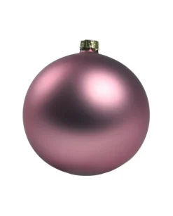 1Pz Pallina Di Vetro Tinta Unita Vinaccia Opaco 100Mm