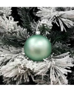 1Pz Pallina Di Vetro Tinta Unita Tiffany Opaco 80Mm
