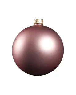 1Pz Pallina Sfera Di Vetro Tinta Unita Vinaccia Opaco 80Mm