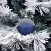 1Pz Pallina Sfera Di Vetro Decorata A Mano 80Mm Per Albero Di Natale