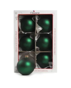 1Pz Pallina Sfera Di Vetro Liscia Verde Opaco 80Mm