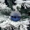 1Pz Pallina Sfera Di Vetro Decorata A Mano 80Mm Per Albero Di Natale