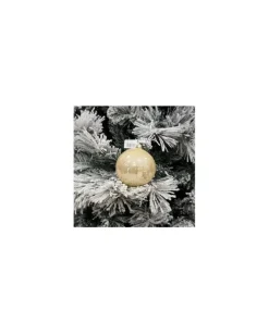 1Pz Pallina Sfera Di Vetro Liscia 150Mm Per Albero Di Natale Champagne