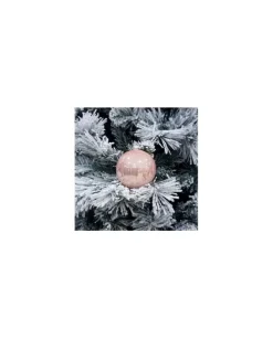 1Pz Pallina Sfera Di Vetro Liscia 120Mm Per Albero Di Natale Rosa