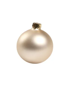 1Pz Pallina Sfera Di Vetro Liscia 60Mm Per Albero Di Natale Oro