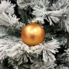 1Pz Pallina Sfera Di Vetro Liscia 100Mm Per Albero Di Natale Bronzo