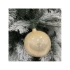 1Pz Pallina Sfera Di Vetro Liscia 120Mm Per Albero Di Natale Oro