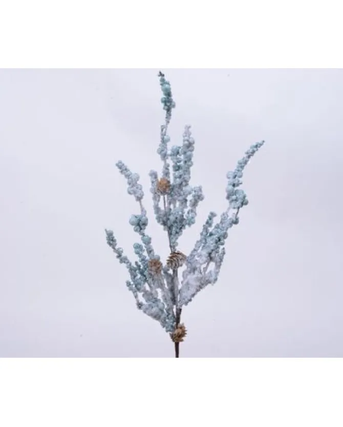 Rametto Decorativo Innevato 60 Cm
