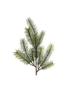 Rametto Di Pino In Pe Con Pigne 36 Cm Effetto Real Touch