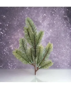 Rametto Di Pino In Pe Con Pigne 36 Cm Effetto Real Touch