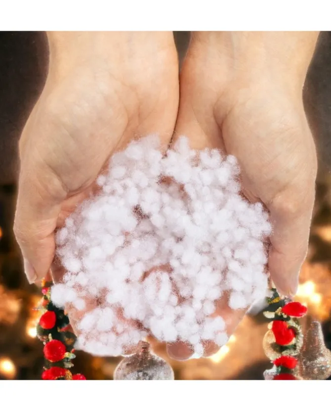Sacchetto Fiocchi Di Neve A Batuffolo