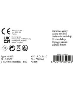 Scenario Natalizio Con Luci