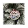 Sfera Di Vetro Decorata A Mano 150Mm Per Albero Di Natale