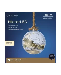Sfera Luminosa Con Microled Diametro 20 Cm