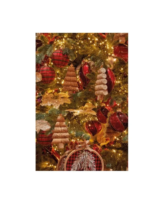 Sfera Pallina Ornamento Vortice Di Vetro Glitter 3Ass