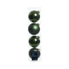 Sfere Palline Vetro Lucido,Opaco Mix D.10Cm Verde Pino