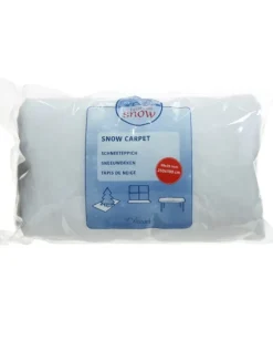 Tappeto Bianco Effetto Neve Per Albero Di Natale 250X100Cm