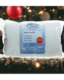Tappeto Bianco Effetto Neve Per Albero Di Natale 250X100Cm