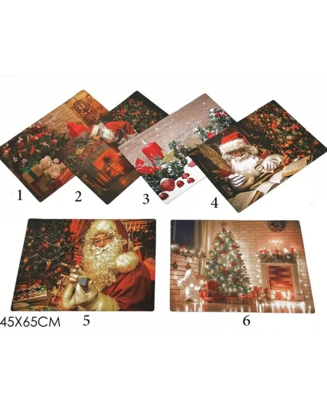 Tappeto Natalizio Fuoriporta 45X65 Cm 6 Varianti