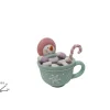 Tazza Cioccolata Con Pupazzo Di Neve Con Marshmellow