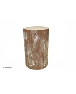 Tronco H40/D25 Con Corteccia