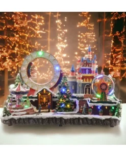 Villaggio Giostrina Lunapark Led Lun.25Cm X Lar.50Cm X Alt.33Cm Multi